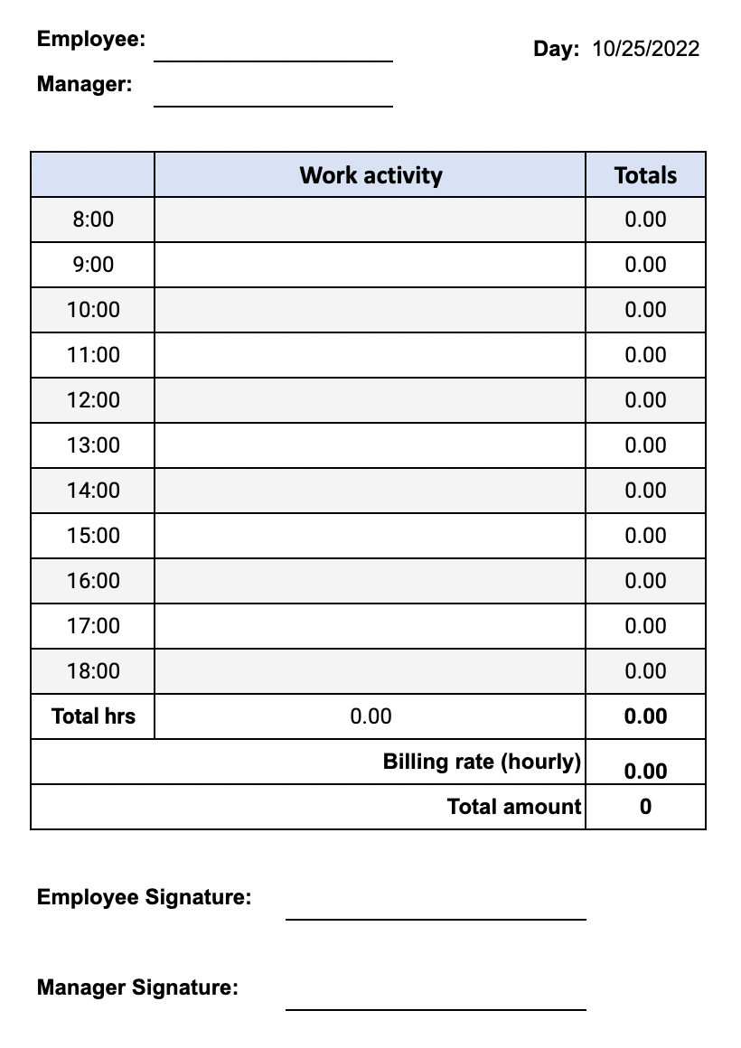 6 Google Sheets Time Tracking Templates Quidlo