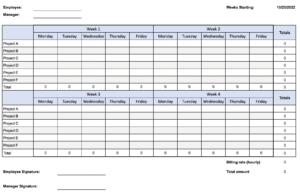 6 Google Sheets Time Tracking Templates - Quidlo